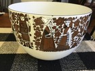 Vintage Enamelware Bowl Arabia Finland Kaj Franck Ritari Midieval Very Nice