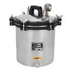 Steam Autoclave Sterilizer 18l High Pressure Uperization Eqpt  Tattoo Dental Lab