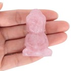 Loveliome Crystal Stone Baby Buddha Crystal Figurine 2 Inches Hand Carved Sta   