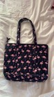 Vera Bradley Pink Interior In Pattern    flamingo Fiesta    Quilted Tote Bag 