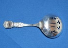 Reed   Barton Francis I  Sterling Bon Bon Spoon With Pierced Bowl  No Mono