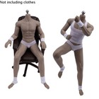 Jiaou Doll 1 6 Seamless Male Figure Body Muscular For 12  Phicen Tbleague Head