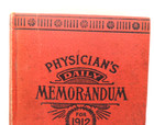 Antique Physician s Daily Memorandum Book 1912 Pepto Mangan Facts   Suggestions