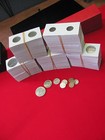 100- Assorted Size- 2x2  -cardboard mylar Coin Holders- Free Shipping   