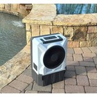 Portable Evaporative Cooler Gray 900 Cfm 2-speed Ultra Compact For 350 Sq Ft In 