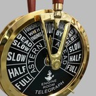 Antique Ship Telegraph Brass Nautical Collectible Marine Decor Accent Captain   s
