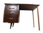 Vtg 60s Mid Century Modern Kipp Stewart Lane Acclaim Floating Style Desk  Ships 