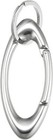 Oakley Essential Icon Carabiner Unisex Keychain Fos900696-206 3 6in Color Silver