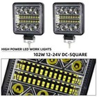 102w Work Light Headlight Led Bar Lightbar Spotlight Offroad Led 3030 Led 34smd