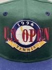 Vintage Us Open Tennis Hat Cap Snap Back Green Blue Mens Tennis Championship 90s