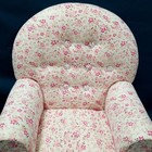 Pink Floral Upholstered Toddler Chair