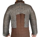 Ms Chainmail Half Hauberk 9mm Flat Ring Riveted Chainmail Shirt