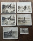 1914 Original Harley Davidson Photo Lot - 7  Antique Motorcycle Photos