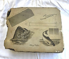 1900 s Lithographic Stone 10 X 8 X 3 Gibralter Brand  Stock Certificate Filigree