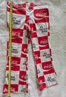 Vintage 1970s Coca Cola Bell Bottom Beach Pants    it   s The Real Thing    Adult D51