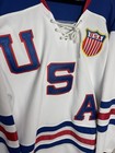 Nike Team Usa Ice Hockey Jersey Lace-up Neckline Size 48  l  Red White Blue