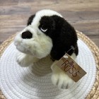 Russ Gaucho Puppy Dog Plush 10  Stuffed Animal New W Tags Brown White Vintage