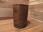 Vintage Rare Blue Seal Motor Oil - Metal Motor Oil Can