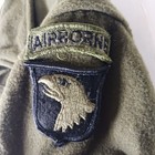 Vintage 50s Us Army 101st Airborne Wool Field Shirt Mens M Korean War Shacket