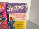 Vintage Barbie 3 Piece Play Luggage Set Mattel Tara Toy Corp 1983 New Damage