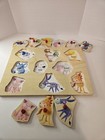 Wood Peg Grip Farm Animal Puzzle