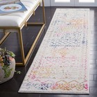 Safavieh Tulum Collection Runner Rug - 2  X 13   Ivory   Fuchsia  Moroccan Bo   