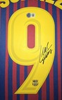 Luis Suarez Signed   Framed Barcelona Nike Jersey W led Lighting   3d Logos 