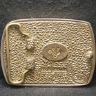 Xg29173 Nice Vintage 1970s   unicorn   Fantasy Creature Artwork Mens Belt Buckle