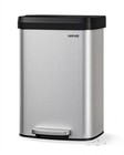 13 Gallon Stainless Steel Trash Can With Lid - Large Kitchen Garbage Bin  Rustpr