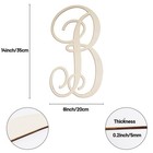 Cursive Wooden Letters For Wall Decor 14 Inch Large Wooden Letters Unfinished B