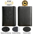 Passport Holder Cover Wallet Travel Essentials Rfid Blocking Leather Card Cas   