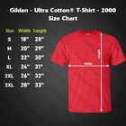 Gildan Men Ultra Cotton   Blends T-shirt Classic Fit Up To 3xl 2000
