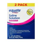  2 Pack  Equate Saline Solution For Sensitive Eyes  12 Fl Oz     Contact Lens Rins