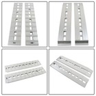 60x12 Inch Aluminum Trailer Ramps 6000lbs With Hook Attachment End