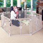 Baby Playpen 8-panel Freestanding Play Yard Indoor Outdoor Safety Fence- Toddler