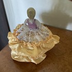 Porcelain Half Doll Pin Cushion Germany Bavaria Deutschland Bd
