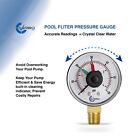 Pool Filter Pressure Gauge  1 4  Npt Low Mnt 0-60 Psi With Teflon