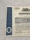 American Royalty Trust Stock Certificate 20 Shares January 1 1985 Oil Gas