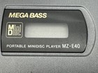 Sony Md Walkman Mz-e40 Portable Minidisc Player - Mega Bass - Gray Tested