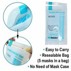  50 Pcs  Protective Disposable Face Mask Quality 3-ply Nose Mouth Cover