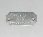 1947 Green Lake County Wisconsin Vintage Dog License Tax Tag