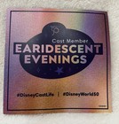 Disney World 50th Anniversary Earidescent Evenings Coin Medallion Cast Member