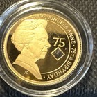 One Eighth Sovereign Ann Princess Royal 75th Birthday Solid 22ct Gold 1 8 Coin