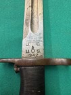 Us Ww2 M1 Garand Bayonet Utica Cutlery W  Danish Scabbard Fkf
