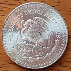 Mexico 1985 Libertad 1 Oz  999 Fine Silver