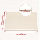 20 Pack Thin Plywood Sheets 100x100x2mm Wood Boards For Arts Crafts Diy