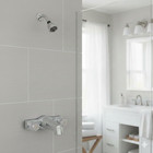 Mobile Home Two Handle 8  Tub Shower Faucet Diverter Chrome Finish