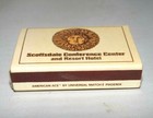 Scottsdale Conference Center   Resort Hotel Arizona Matchbox Matches