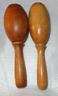 2 Vintage Wood Darning Eggs Sock Darners Wooden Egg Sewing Tool Mending Notions