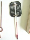 Vintage Ohio Thermometer Co  Roast Meat Thermometer  Springfield  Ohio  In Box 